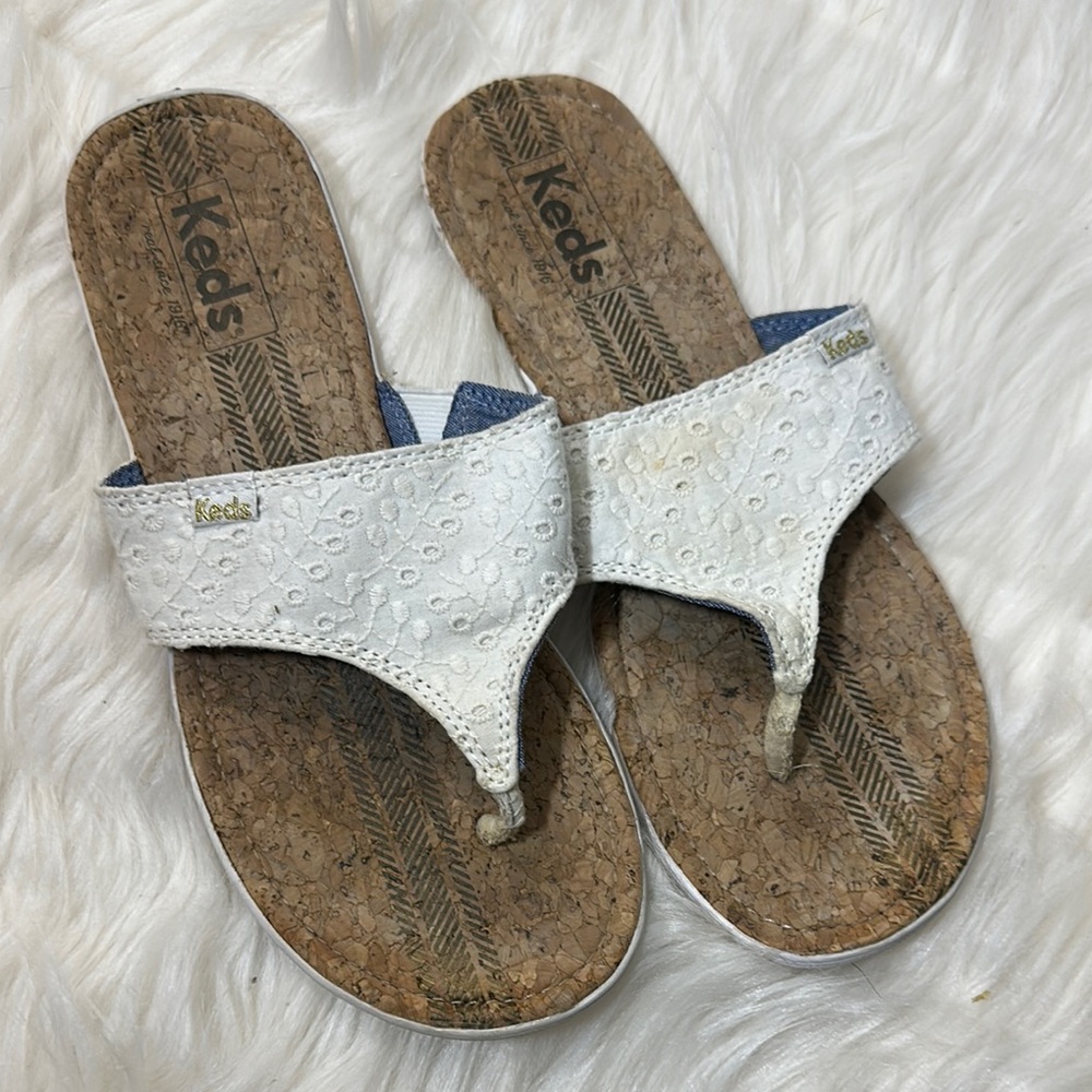 Keds White Sandals Comfortable Summer Footwear
